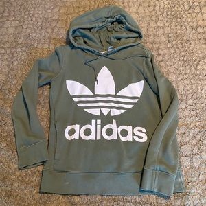 Green adidas hoodie